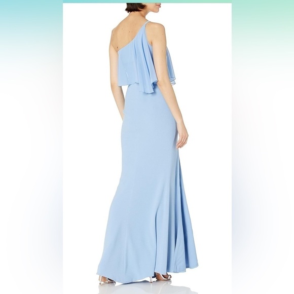 Dress the Population Blue one Shoulder Dress - Picture 3 of 10